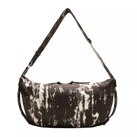NWT Zara Man Unisex PRINTED FABRIC BAG Tote Shoulder